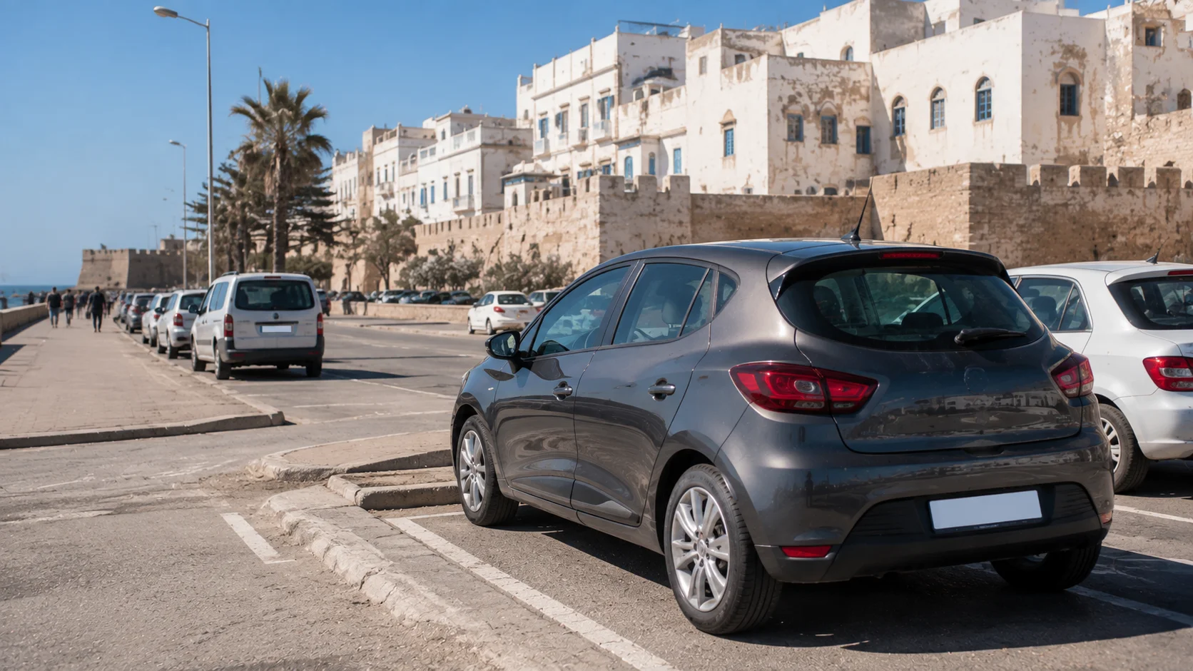 Viagens de nômades digitais de carro em Essaouira