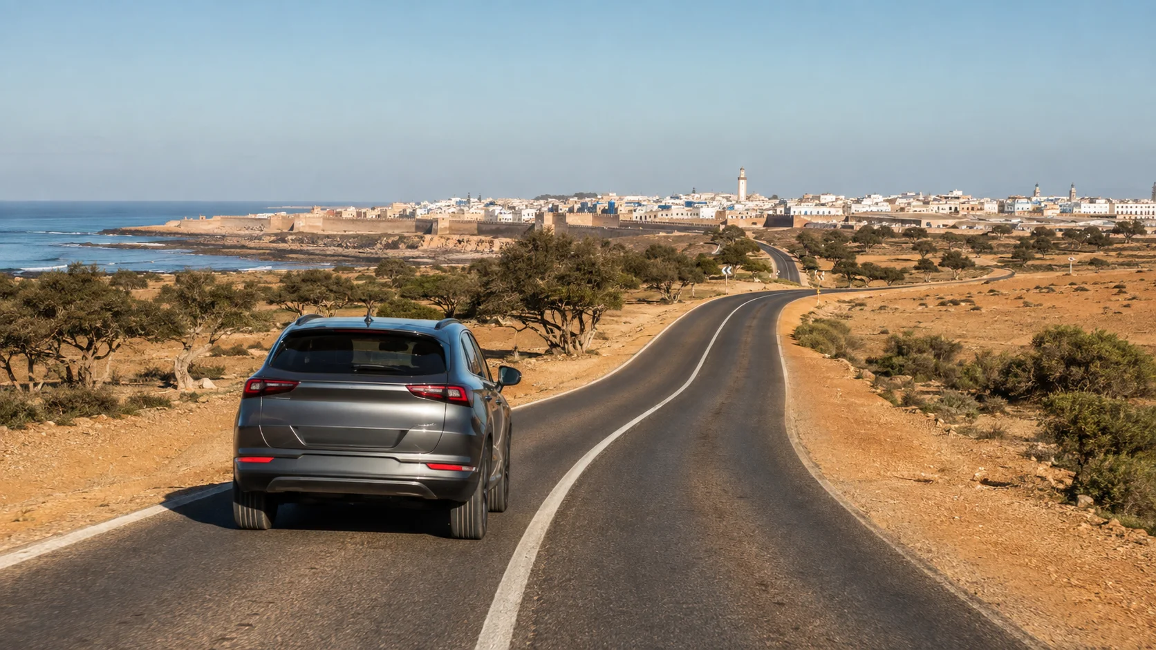 estaciones de servicio Essaouira viaje por carretera